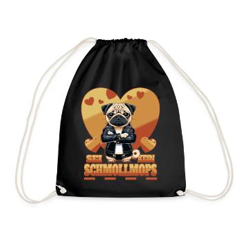 Carlin boudeur - Sac de sport léger - noir - Devant