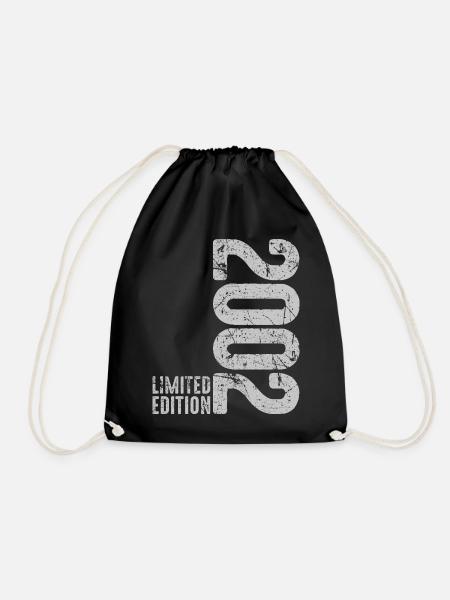 24th Birthday 24 Years Limited Edition 2002 - Drawstring Bag - black