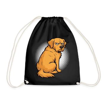 Golden Retriever Goldie Goldiepropriétaire Goldies - Sac de sport léger - noir - Devant