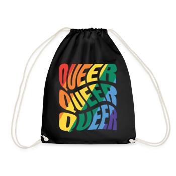 -2026-_LGBTQ_Queer_Queer_Queer_4 - Turnbeutel - Schwarz - Vorne