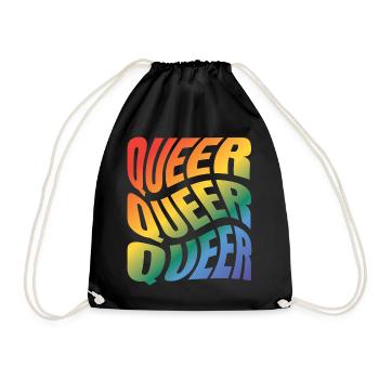 -2026-_LGBTQ_Queer_Queer_Queer_5 - Turnbeutel - Schwarz - Vorne
