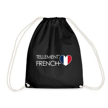 Tellement French - Sac de sport léger - noir - Devant