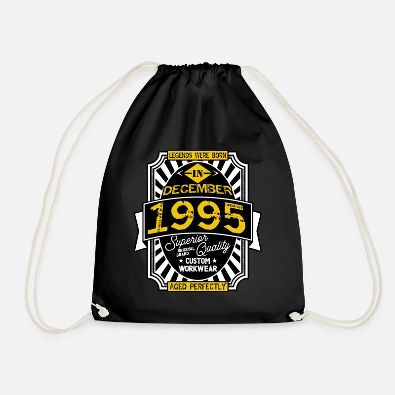 1995 DECEMBER - Sac de sport léger - noir
