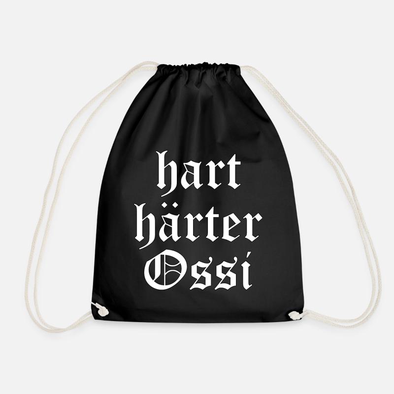 Ossi Spruch Ostdeutschland Ossis Geschenk - Turnbeutel - Schwarz