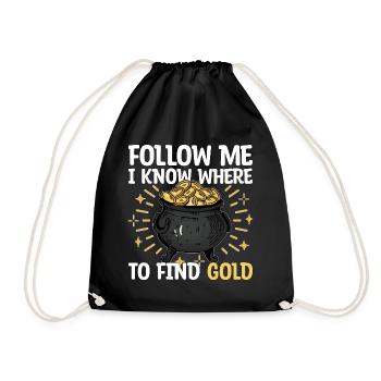 Prospecteur d’or Gold Panner Cadeau - Sac de sport léger - noir - Devant