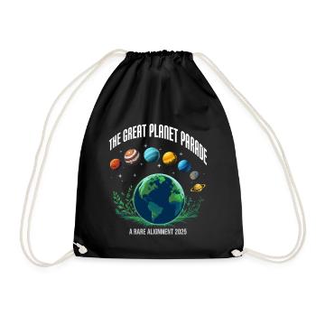 La Grande Parade des Planètes 2025 - Sac de sport léger - noir - Devant