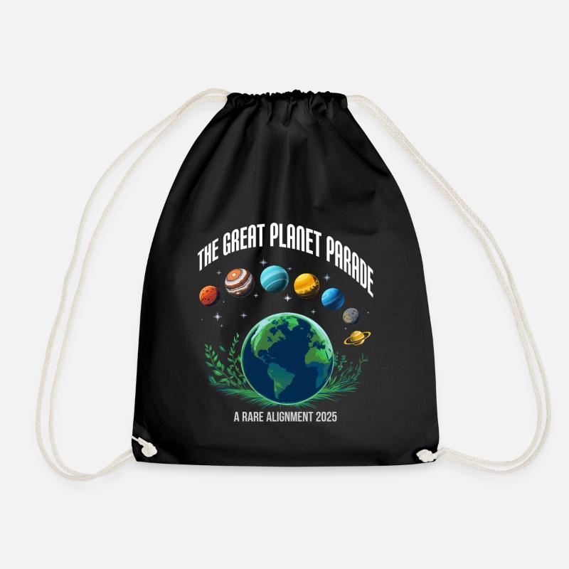 Die große Planetparade 2025 - Turnbeutel - Schwarz