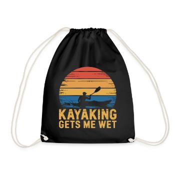 Pour les kayakistes humoristiques - Sac de sport léger - noir - Devant