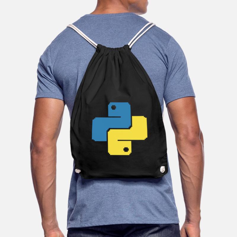 Python Pixelart Turnbeutel