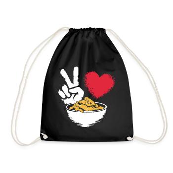 Pour les connaisseurs de la cuisine coréenne - Sac de sport léger - noir - Devant