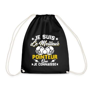 Je Suis Le Meilleur Pointeur Que Je Connaisse - Sac de sport léger - noir - Devant