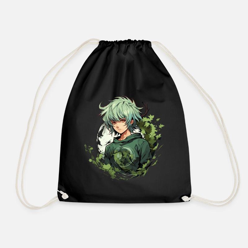 Cool Manga Design - Sac de sport léger - noir