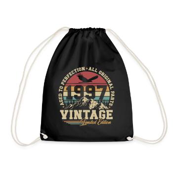 Millésime 1997 Vintage Cadeau d’anniversaire Rétro - Sac de sport léger - noir - Devant