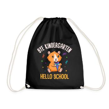 Inscription Cobaye cobaye de 1ère classe - Sac de sport léger - noir - Devant
