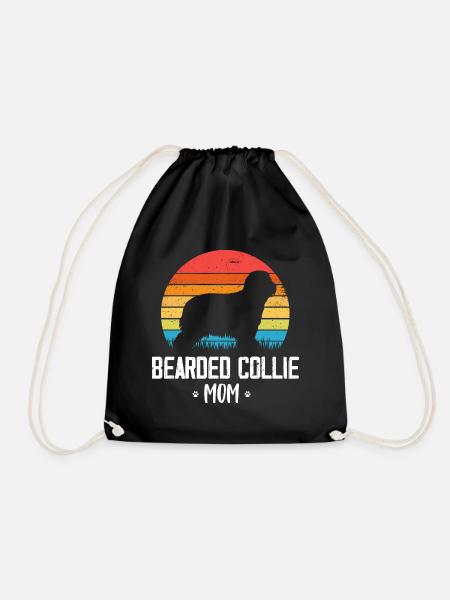 Bearded Collie - Turnbeutel - Schwarz