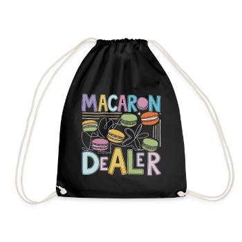 Conception d’amateur de friandises sucrées - Sac de sport léger - noir - Devant