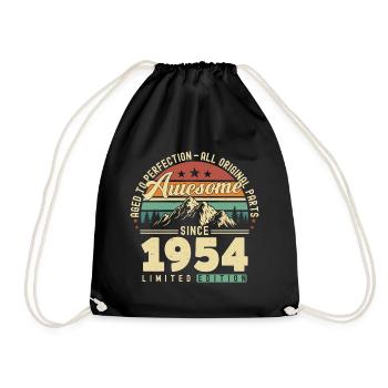 Great since 1954 - Drawstring Bag - black - Front