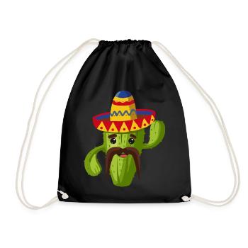 Cactus mexicain - Sac de sport léger - noir - Devant