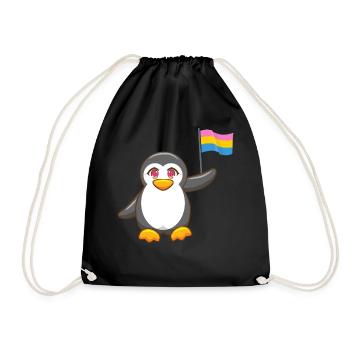 Gay Pride Antarctique Animal Pingouin Pansexuel LGBT - Sac de sport léger - noir - Devant