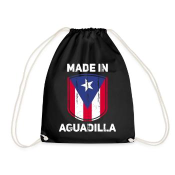 Puerto Rico - Drawstring Bag - black - Front