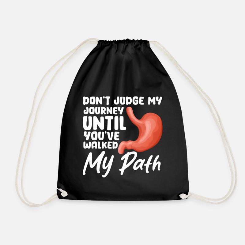 Don'T Judge My Journey Until You'Ve Walked My Path - Turnbeutel - Schwarz