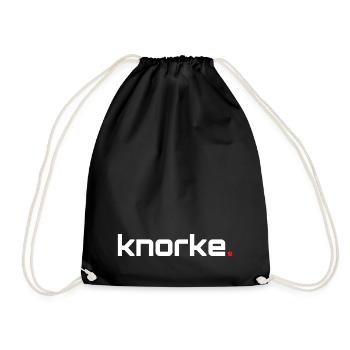 k n o r o r e. - Sac de sport léger - noir - Devant