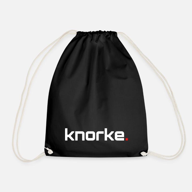 k n o r k e . - Turnbeutel - Schwarz