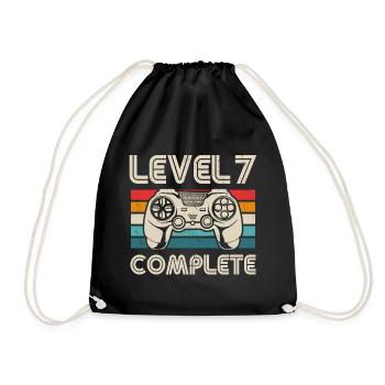 7ème anniversaire sort 7 ans cadeau d’anniversaire - Sac de sport léger - noir - Devant