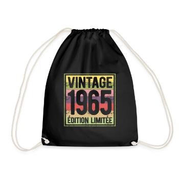 VINTAGE 1965 EDITION LIMITEE - Sac de sport léger - noir - Devant