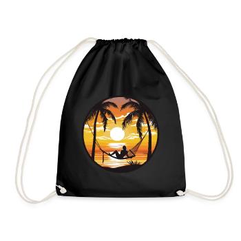 Hamac Beach Femme Mer - Sac de sport léger - noir - Devant