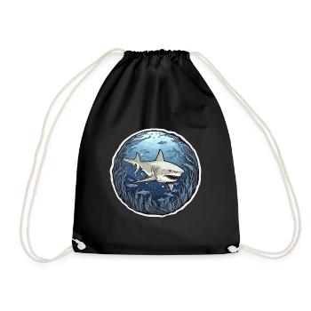 Symphonie des requins - Sac de sport léger - noir - Devant