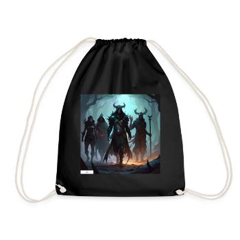 Mages et sorciers Amis - Sac de sport léger - noir - Devant