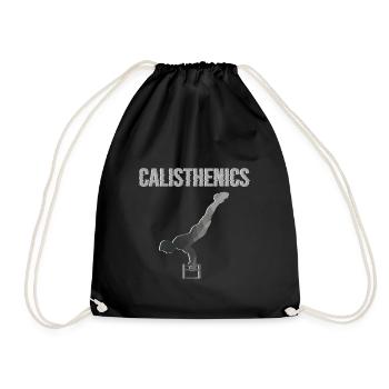 Calisthenics - Street Workout - Turnbeutel - Schwarz - Vorne