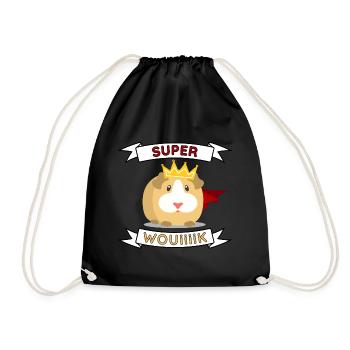 Super Wouiiiik - Sac de sport léger - noir - Devant