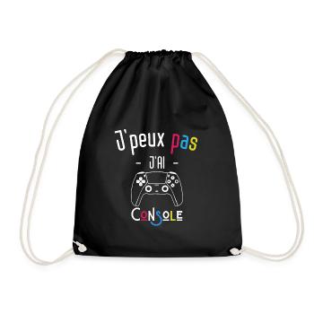 J'peux pas j'ai Console - Sac de sport léger - noir - Devant