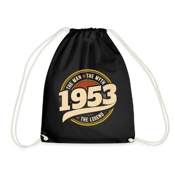 Homme 1953 La Légende 70 Ans Anniversaire - Sac de sport léger - noir - Devant