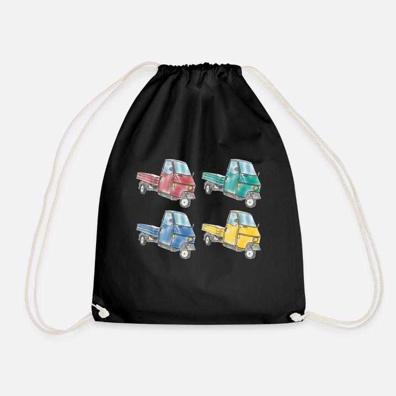 APE high four - Drawstring Bag - black