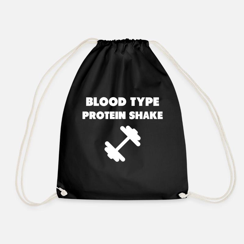 Funny Gym Shirt - Turnbeutel - Schwarz