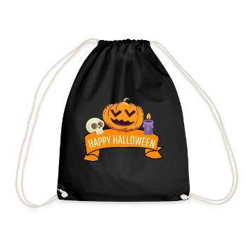 Citrouille aigre-douce Joyeux Halloween - Sac de sport léger - noir - Devant