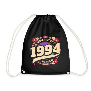 Year 1994 The Legend 30 Years Anniversary - Drawstring Bag - black - Front