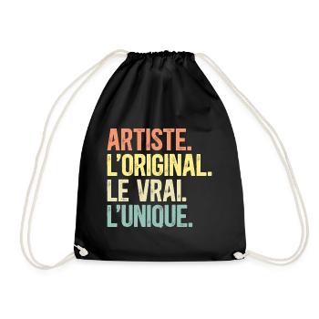 Artiste L'Original Le Vrai L'Unique Homme Artiste - Sac de sport léger - noir - Devant