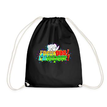 J'peux pas j'ai potager - Sac de sport léger - noir - Devant