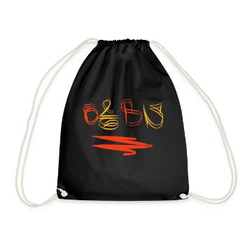 Funniest Bern souvenir - Drawstring Bag - black - Front