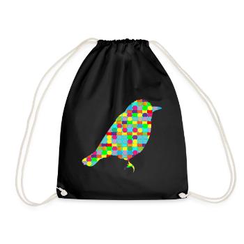 Pop Art Bird Summer - Sac de sport léger - noir - Devant