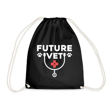 Future Vet - Drawstring Bag - black - Front