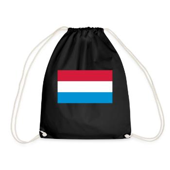 Drapeau national de la Hollande - Sac de sport léger - noir - Devant