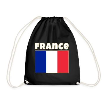 France - Sac de sport léger - noir - Devant