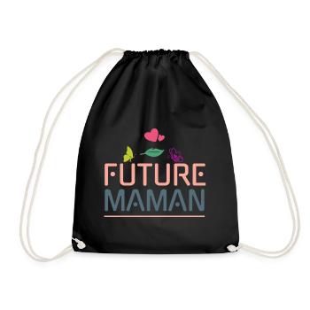 FUTURE MAMAN - Sac de sport léger - noir - Devant