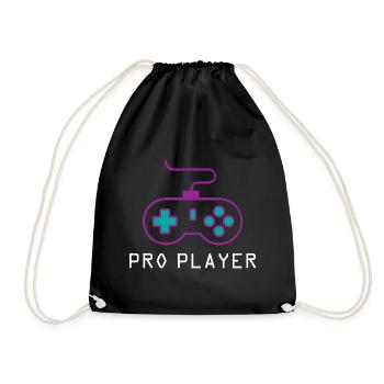 Joueur professionnel Gamer - Sac de sport léger - noir - Devant