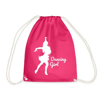Danse tournoi Danse de société Danse latine - Sac de sport léger - fuchsia - Devant
